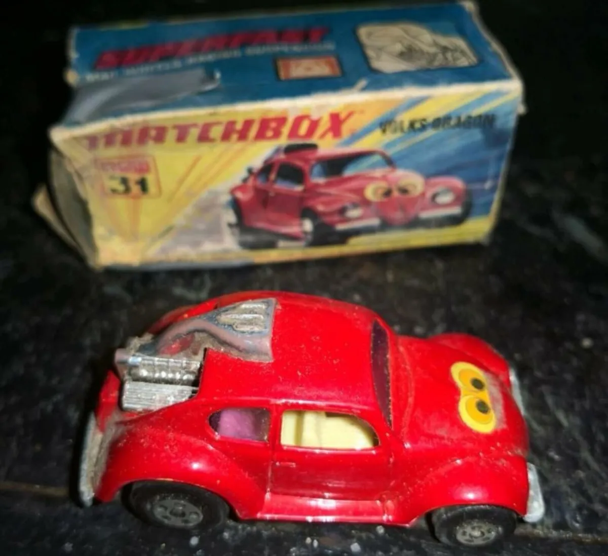 1971 Matchbox Volks Dragon Lesney with box - Image 2