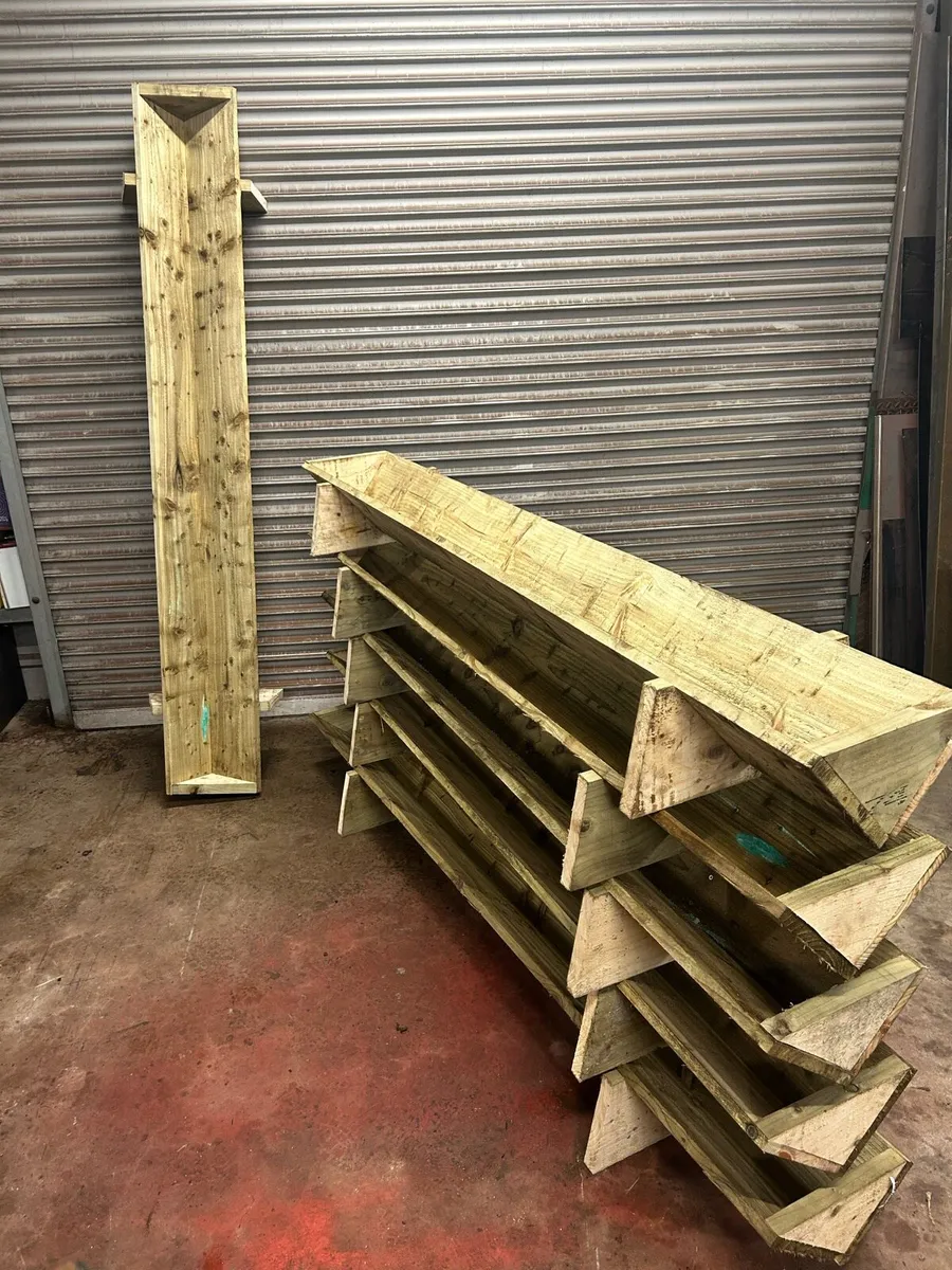 Timber sheep troughs - Image 2