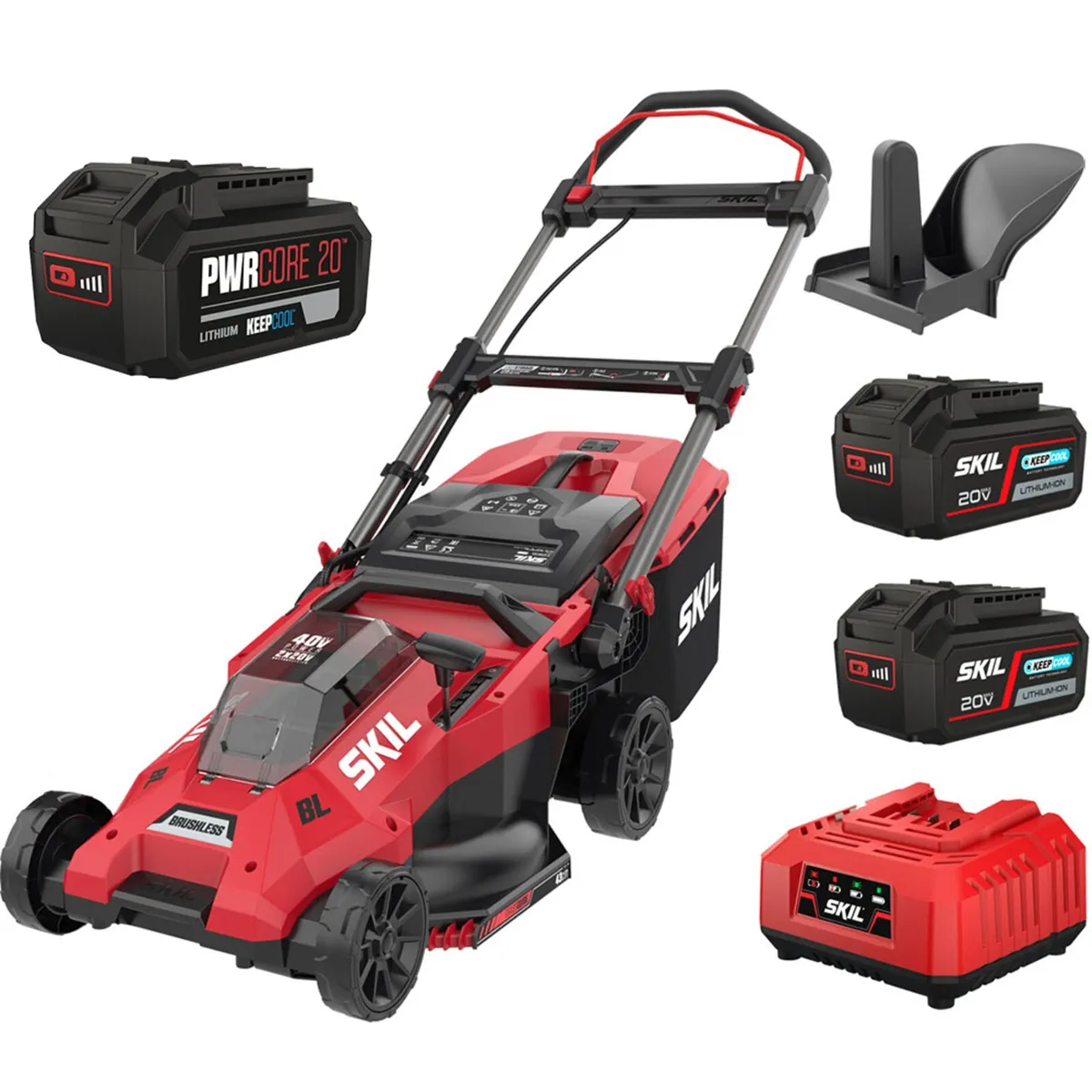 SKIL Battery Powered Lawn Mower – 2 x 4ah - Image 1