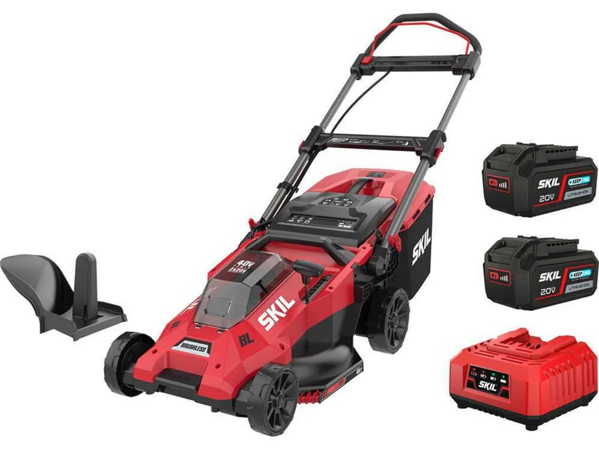 SKIL Battery Powered Lawn Mower – 2 x 4ah - Image 2