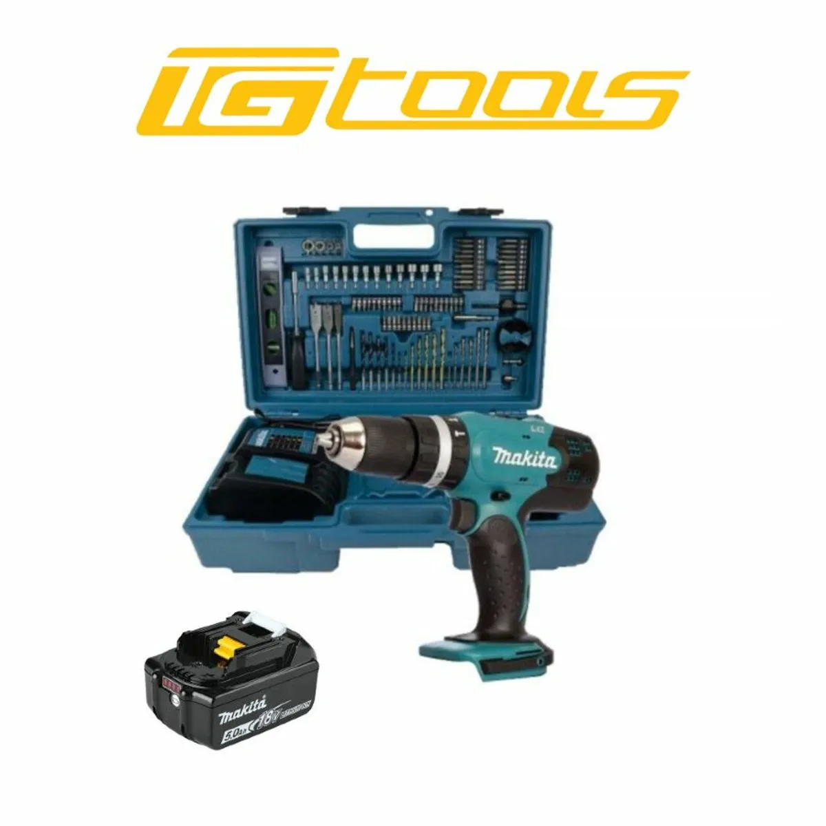 Makita DHP453TX12 18V 13mm Hammer Drill Driver Kit for sale in Co. Carlow for 240 on DoneDeal
