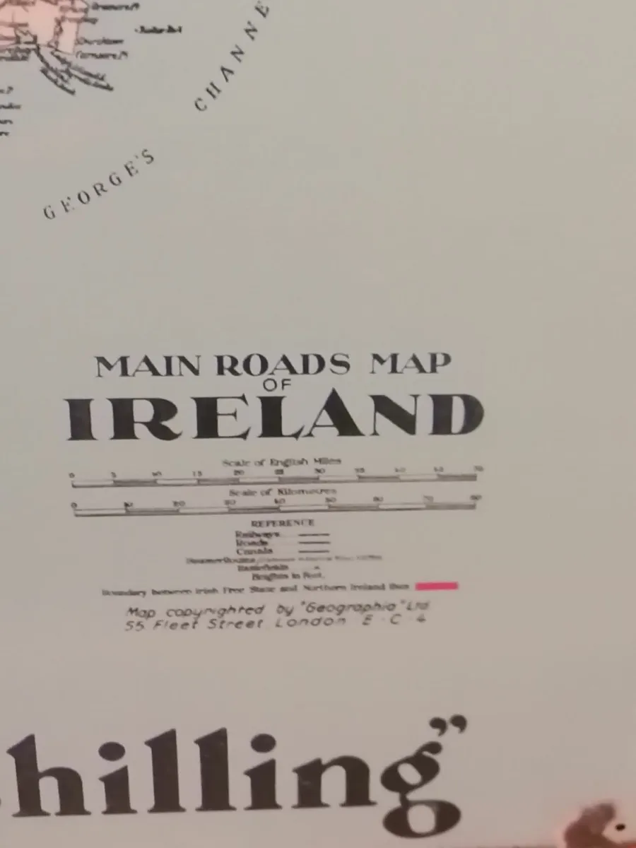 Large Metal Firestone Tyres Wall Map Of Ireland - Image 2