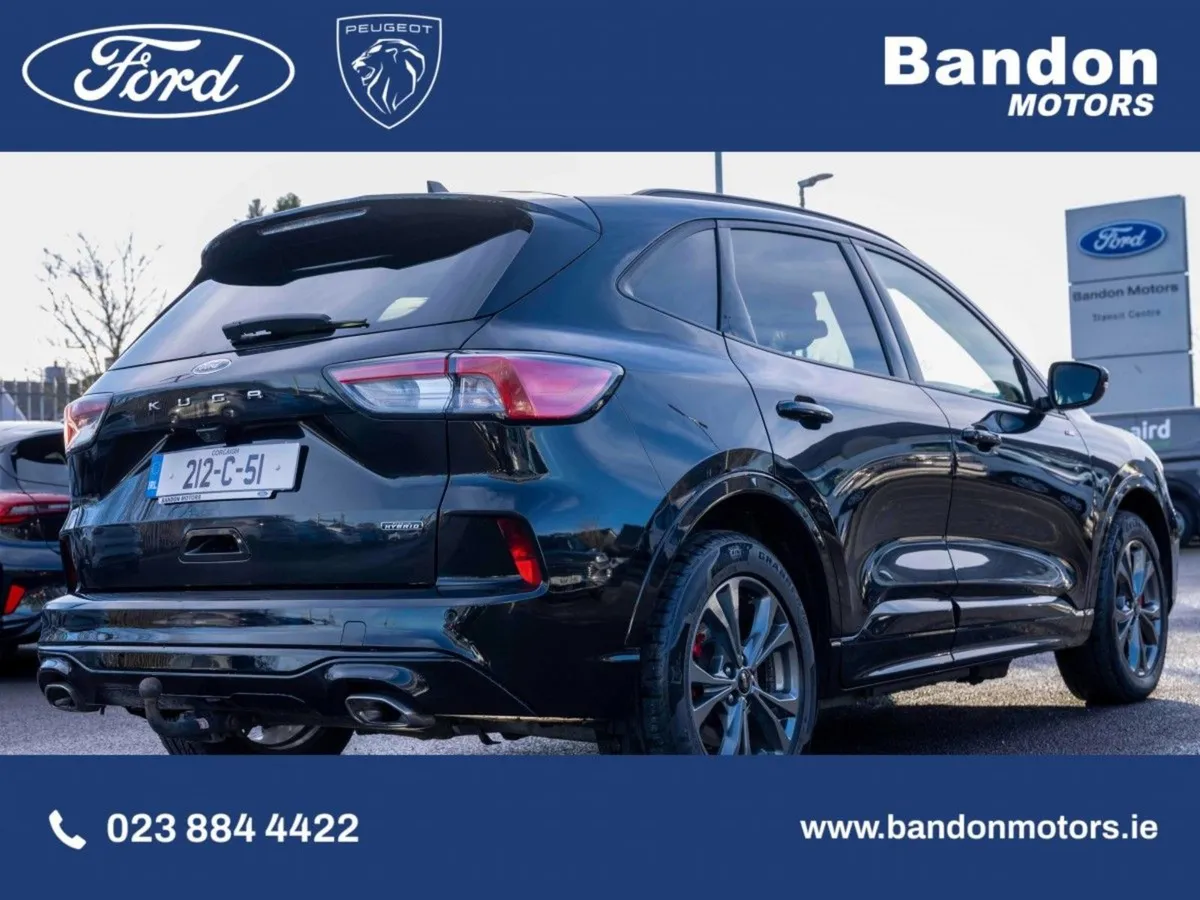 Ford Kuga 2021 Black Ford Kuga Plugin Hybrid 2.5 - Image 4