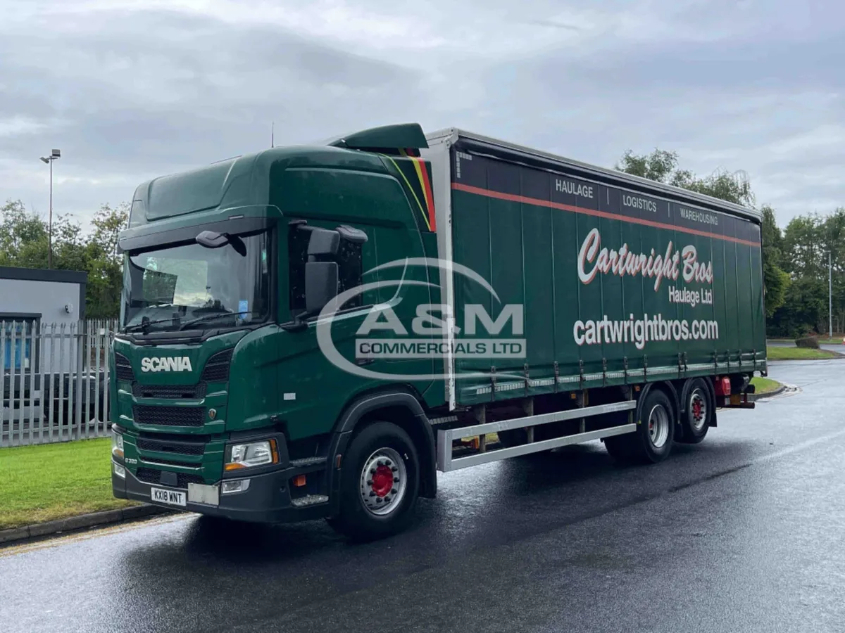 2018 (18) SCANIA G320 HIGHLINE CURTAINSIDE 6X2 - Image 3