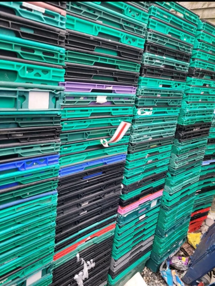 stacking crates 1e  each..good deals ,on big order - Image 4
