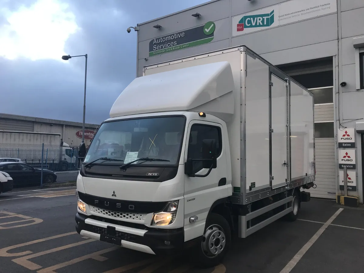 New 7.5 ton Canter 18ft Box & TL - Image 1