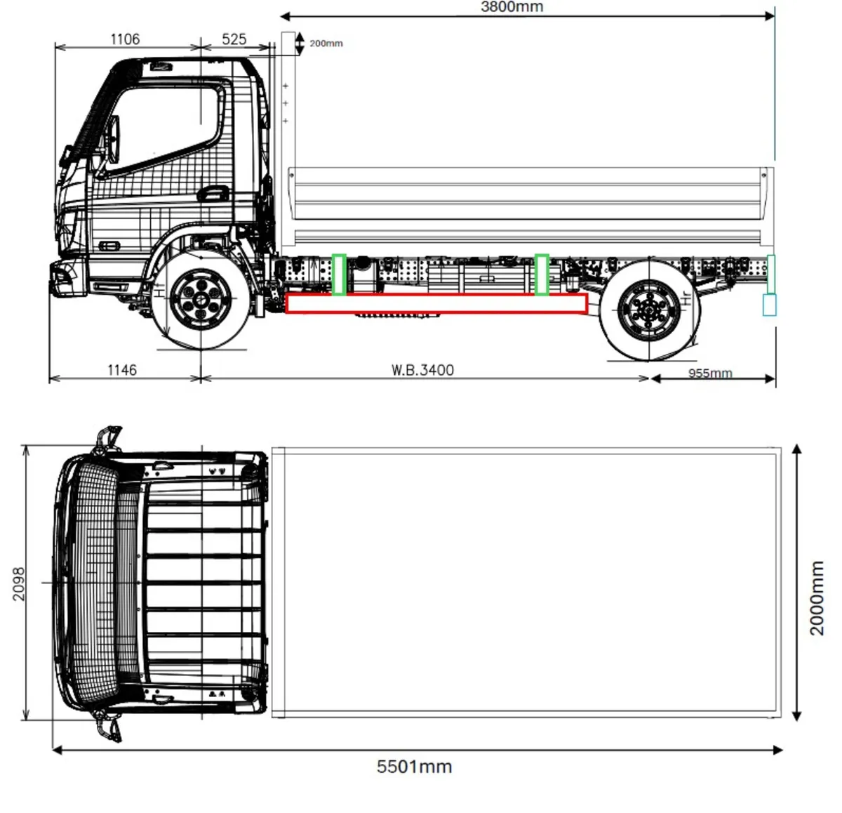 New Mitsubishi FUSO Canter with Steel Tipper - Image 4