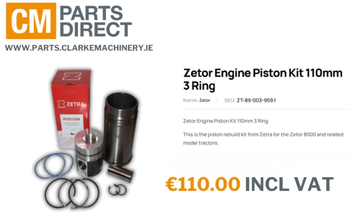 ZETOR ENGINE PISTON KIT