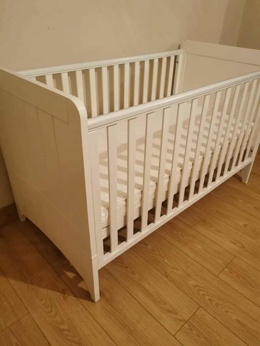 Quality Mothercare cot bed with mattress for sale in Co. Dublin for 120 on DoneDeal