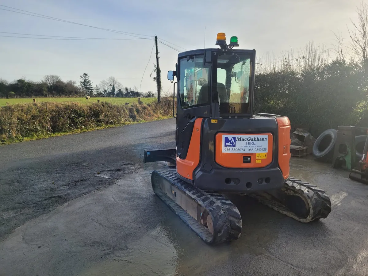 5 ton diggers for hire