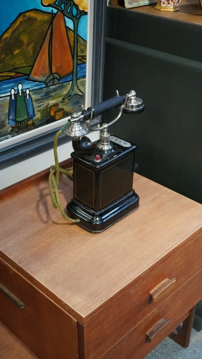 📌Antique KTAS Crank Handle Telephone - Image 2