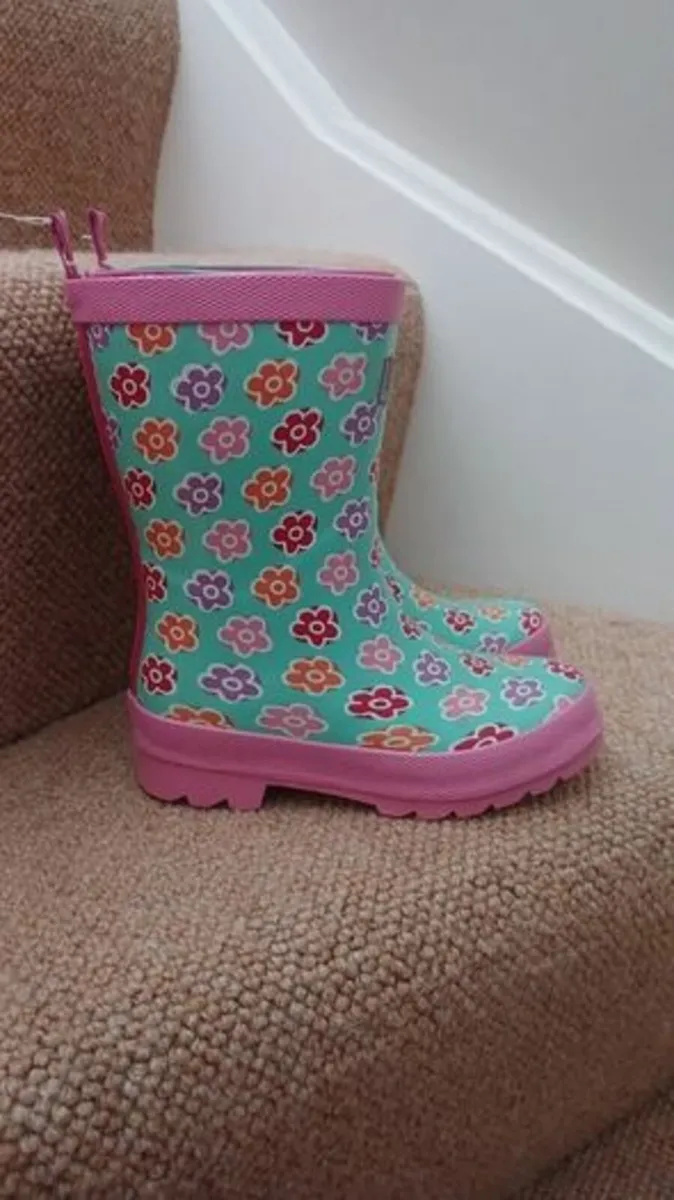 Girls Hatley Wellies UK10 - Image 2