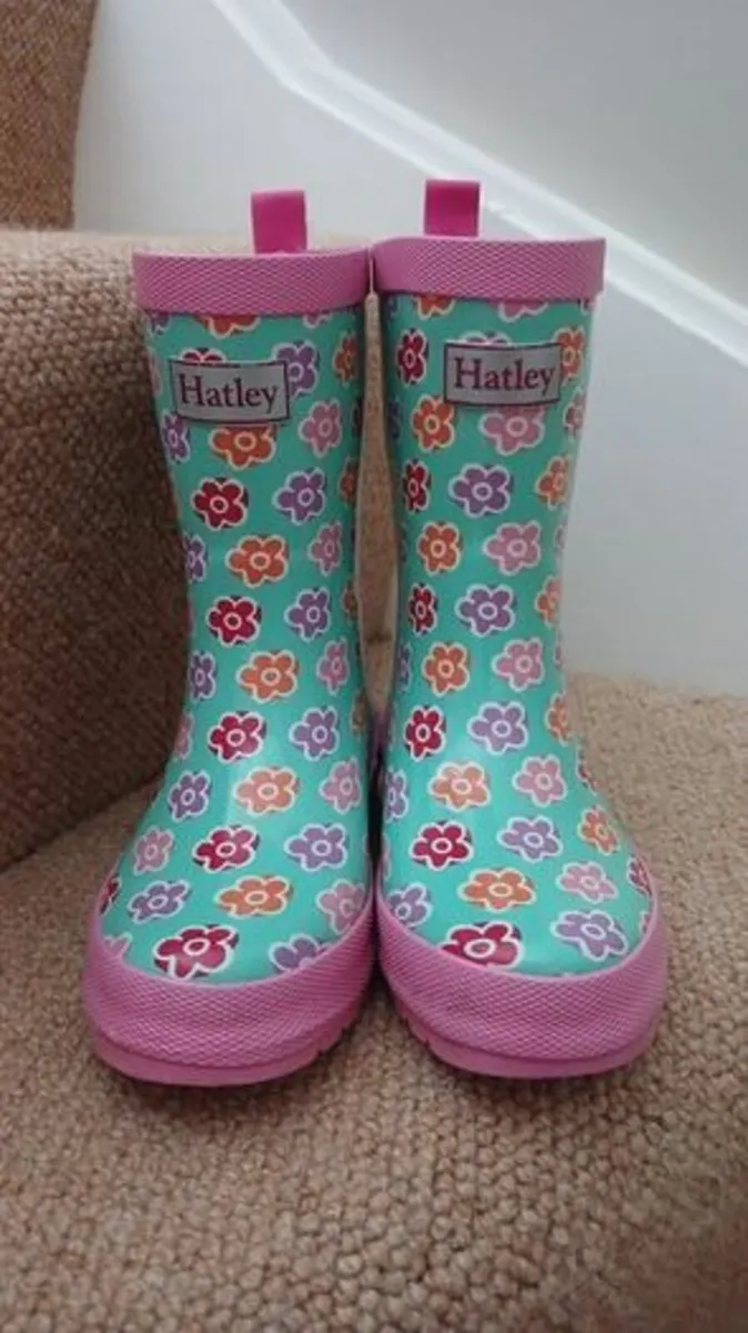 Girls Hatley Wellies UK10 - Image 4
