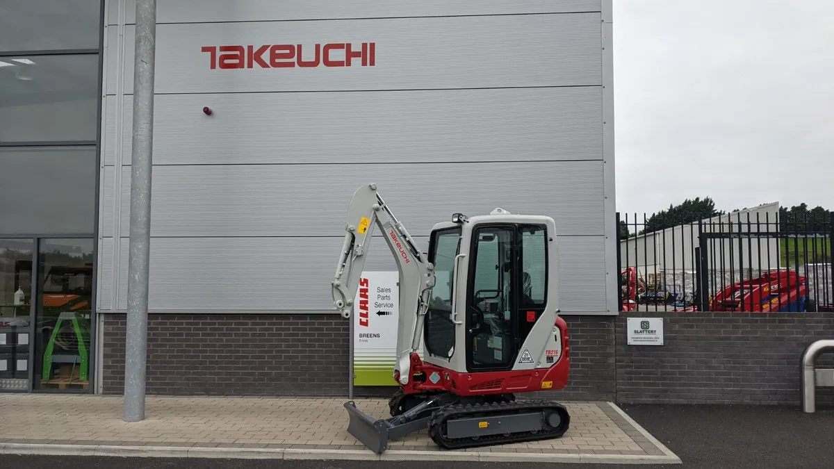 New Takeuchi TB216 Cabin mini diggers - Image 1