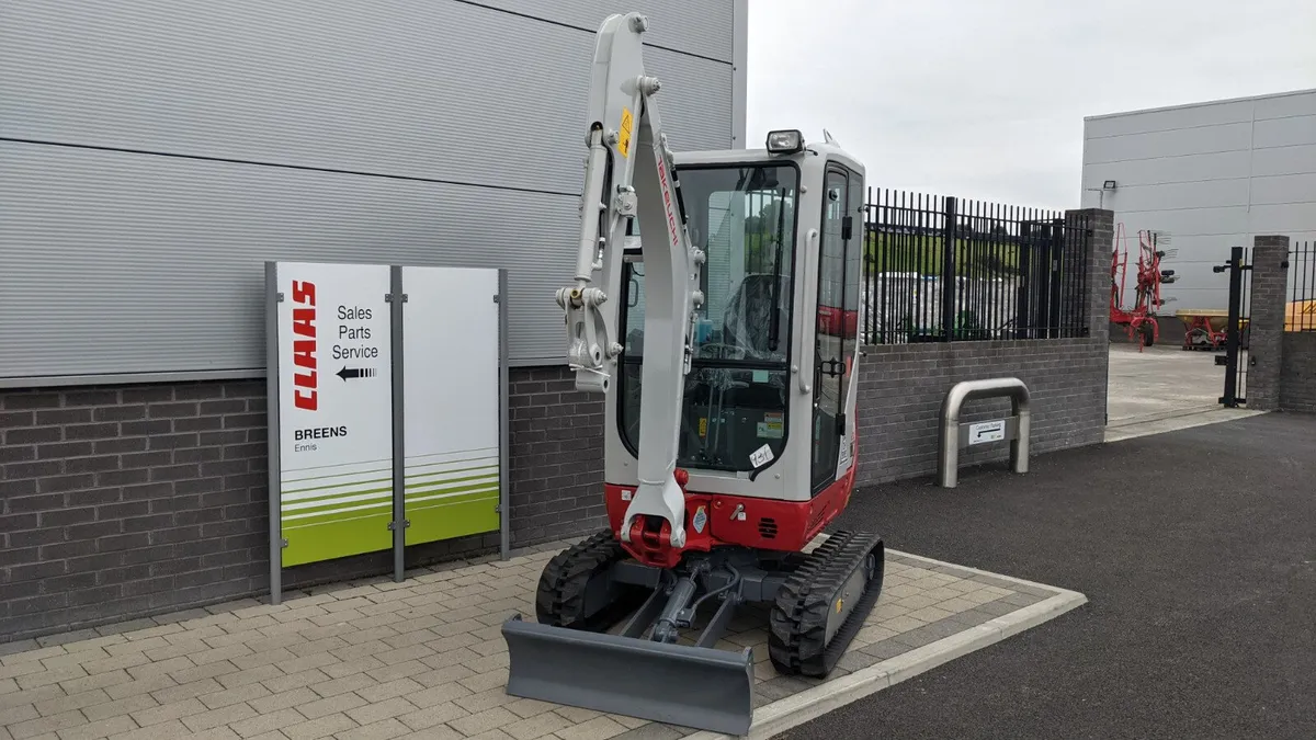 New Takeuchi TB216 Cabin mini diggers - Image 3