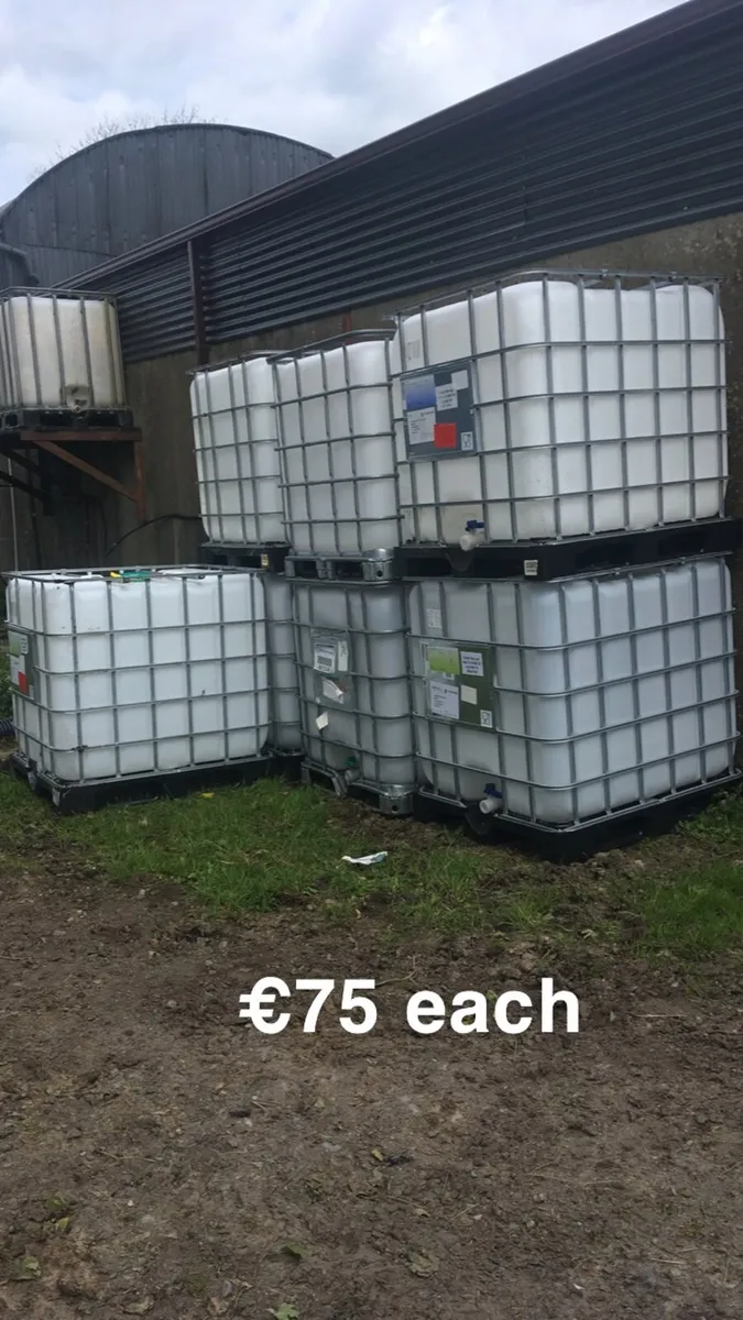 1000 litre Ibc water tanks - Image 2