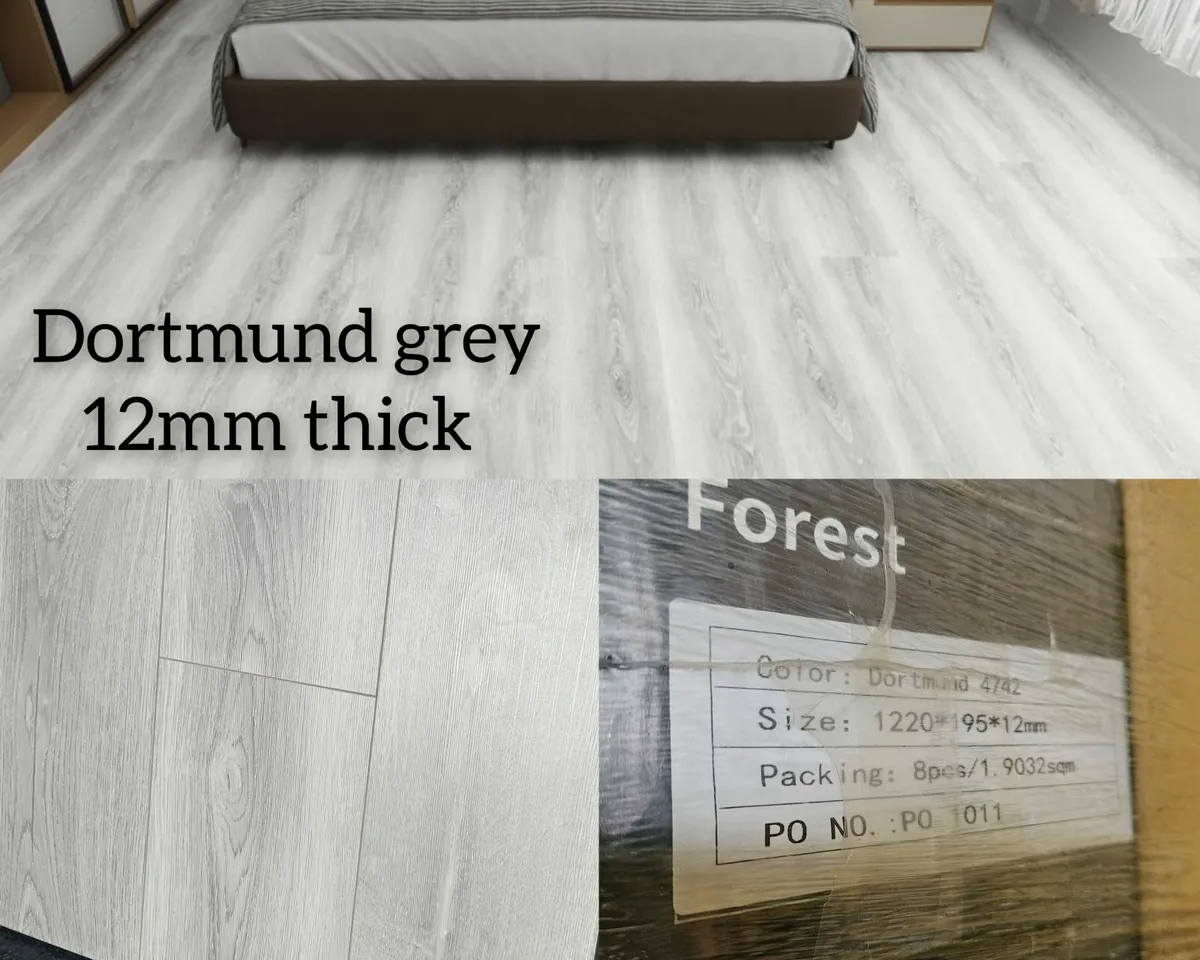 scratch resistant Dortmund grey - 12mm click floor - Image 4