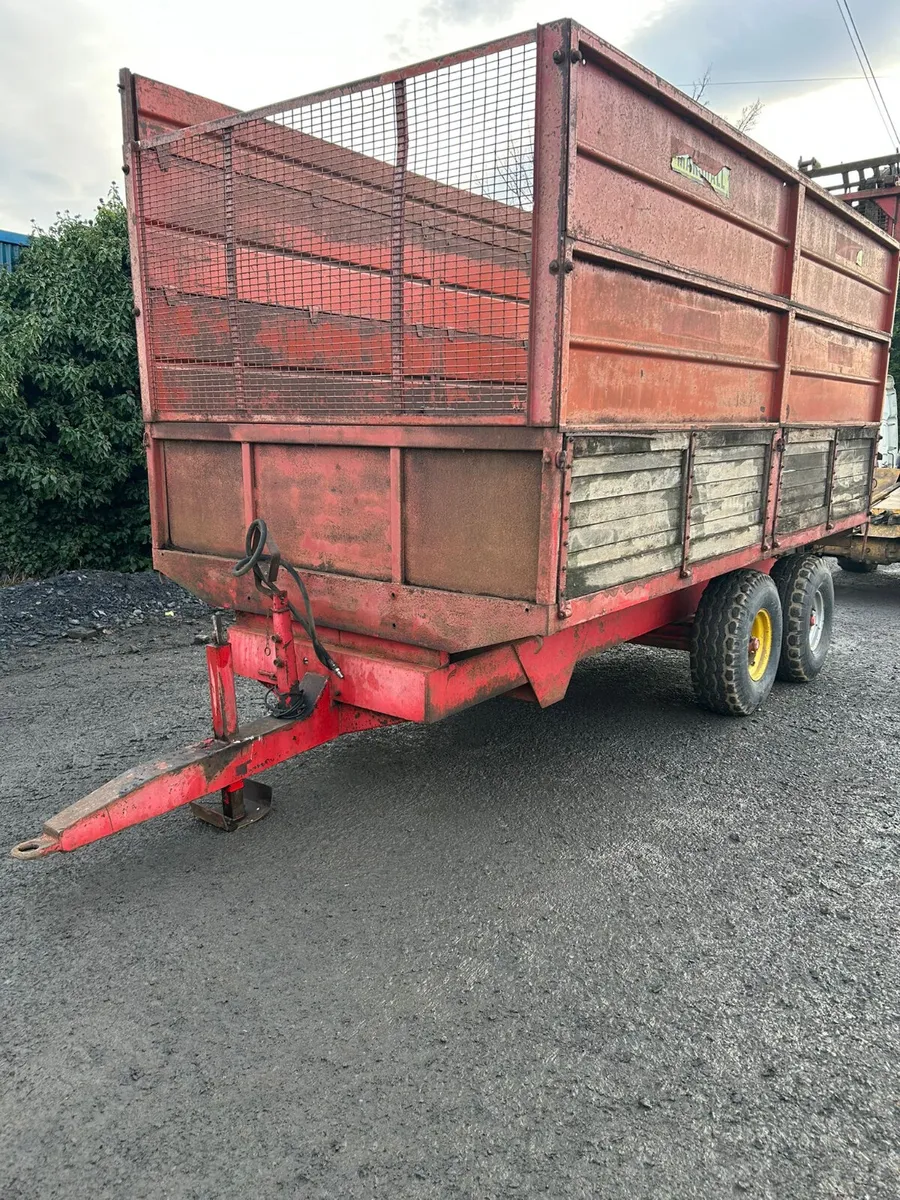 Marshall 10 ton silage / grain / tipping trialer - Image 1