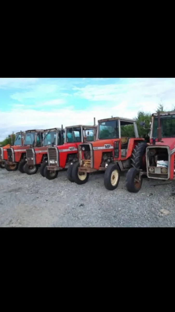 Wanted MASSEY FERGUSON TRACTORS