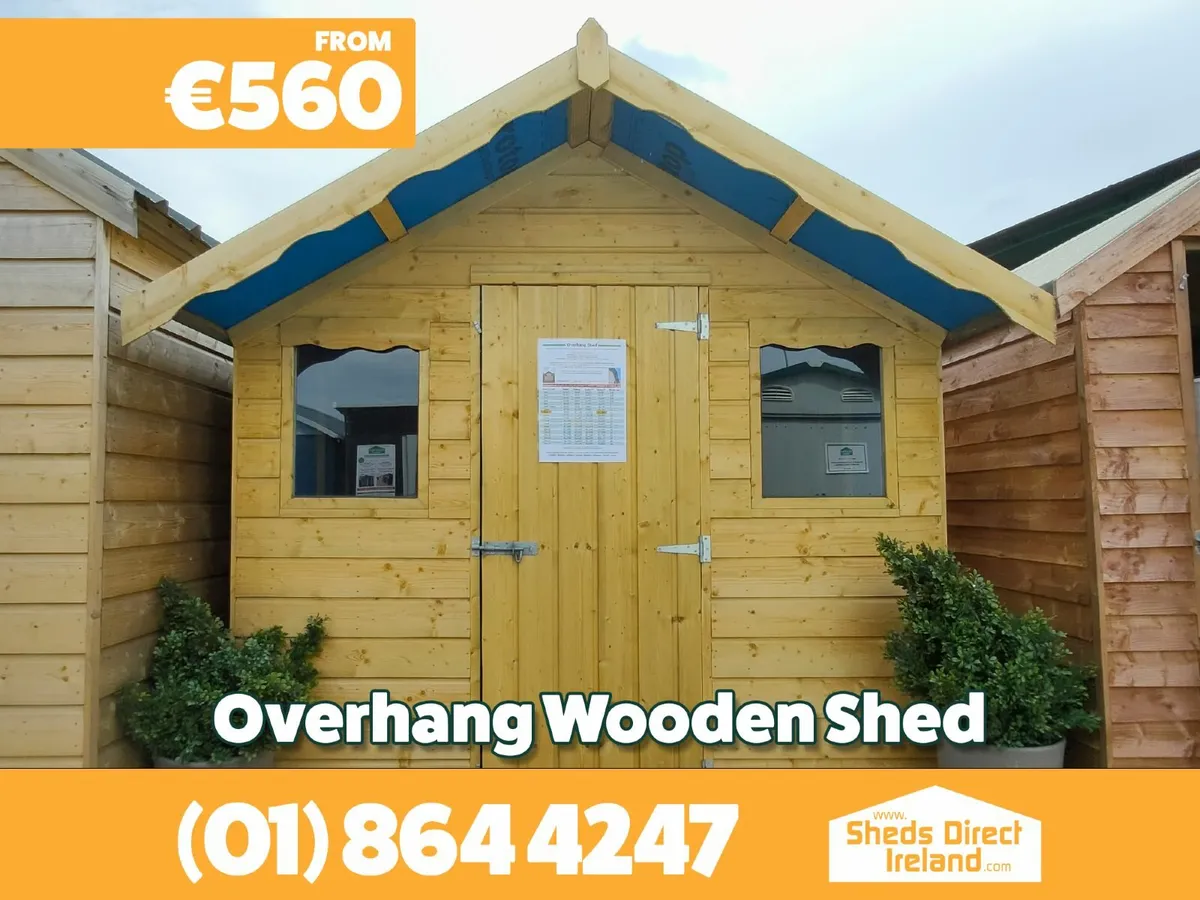 Wooden Overhang Shed - Image 1