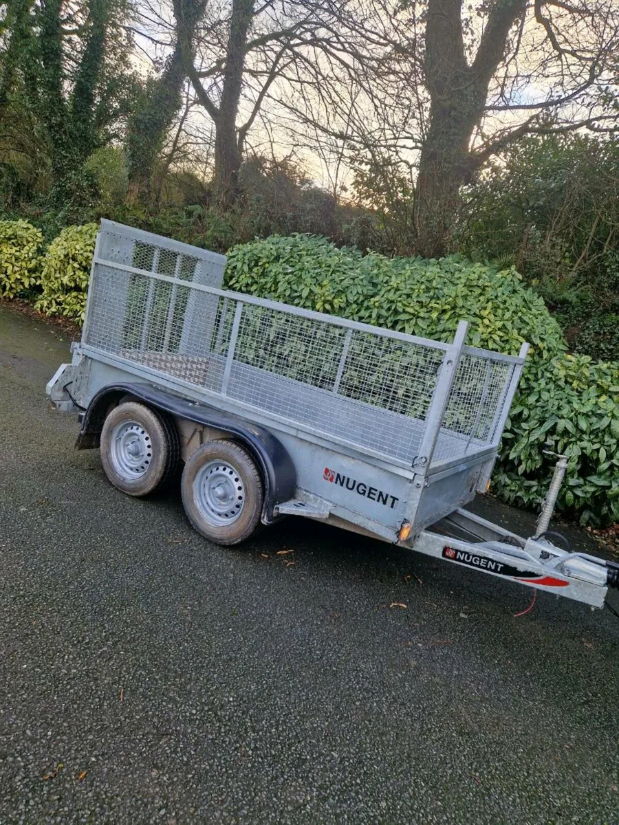 8ft nugent builders trailer with mesh kit - Image 1