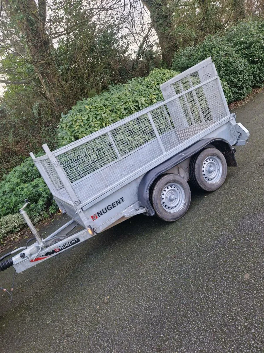 8ft nugent builders trailer with mesh kit - Image 4