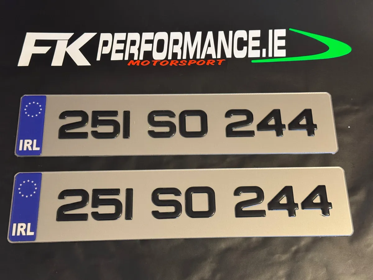 Gel German jap number plates delivered - Image 2