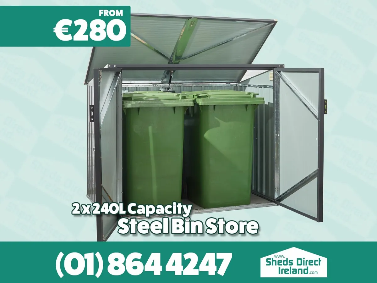 Wheelie Bin Store (Stores 2 Bins) - Image 1