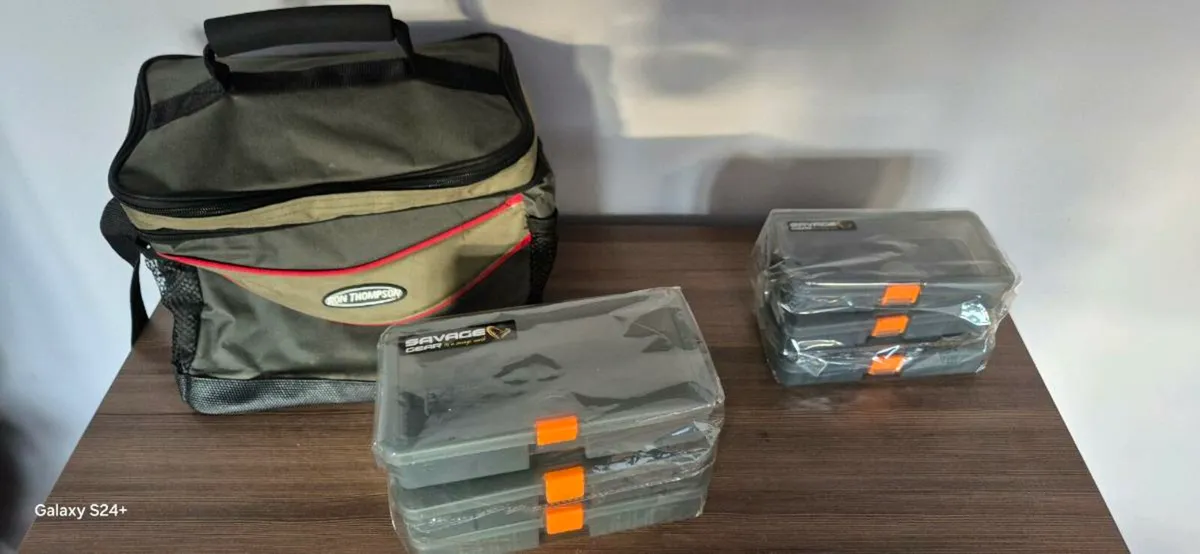 Small Fishing Bag + 6 boxes - Image 1