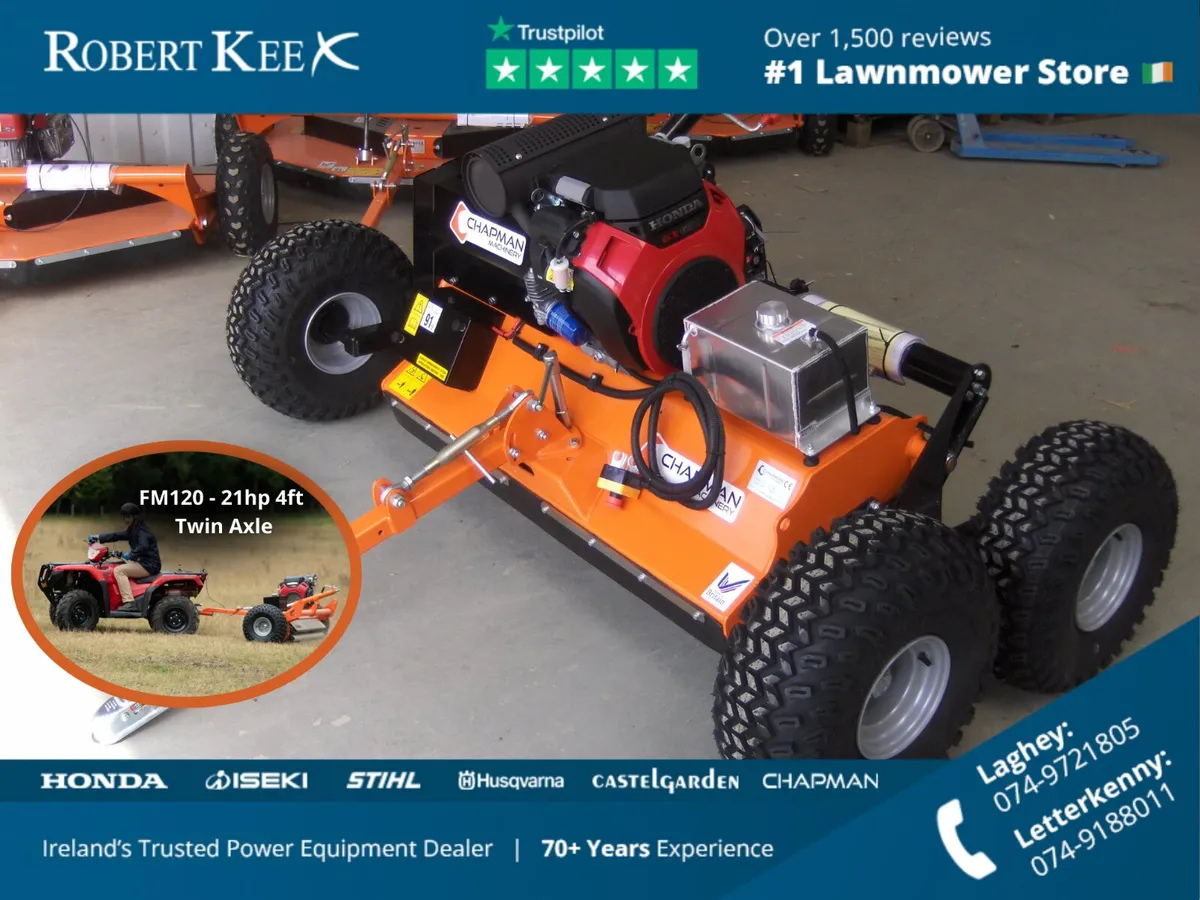 Chapman FM120 Twin Axle Flail Mower