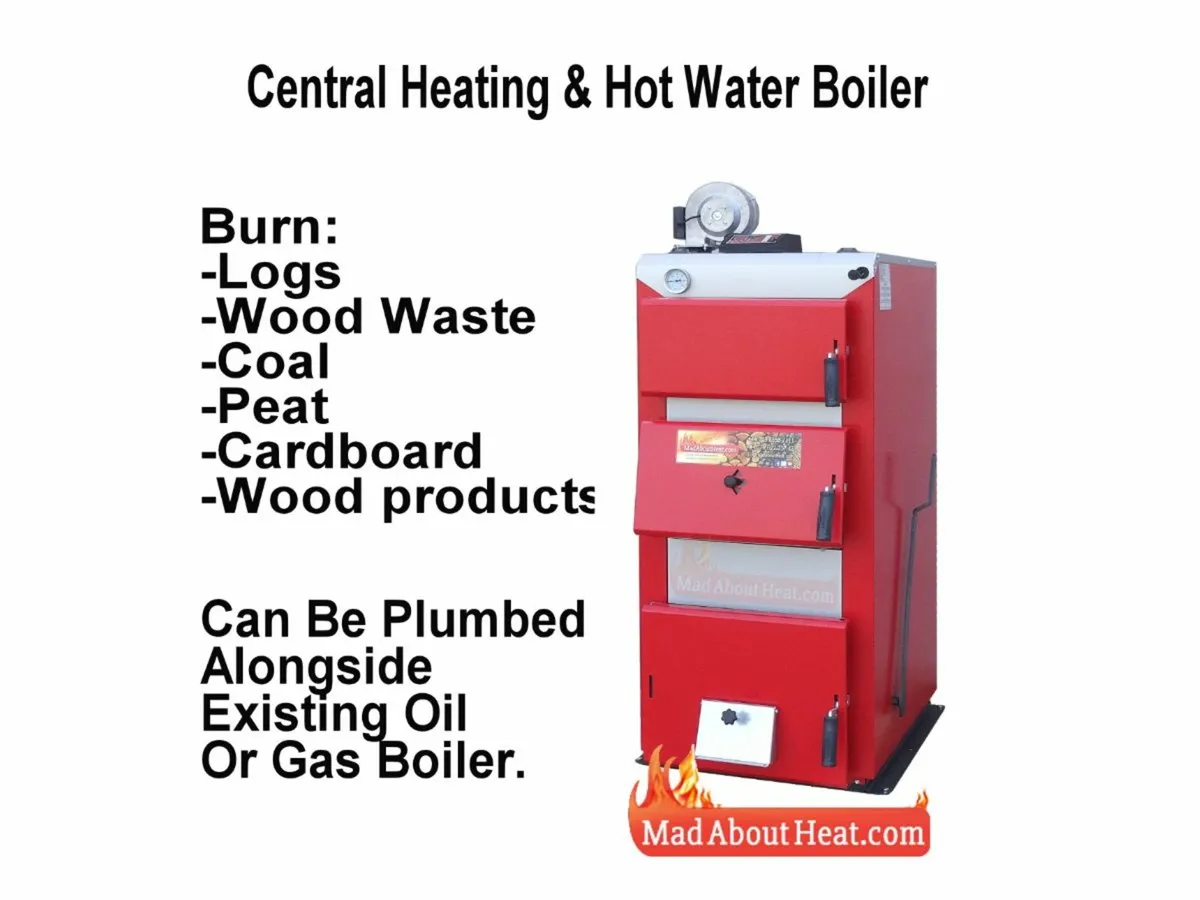 Log Burner, Biomass Boiler, Wood Boiler, - Image 1