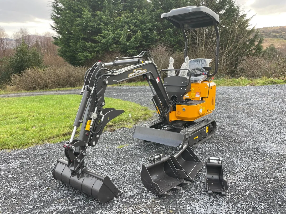 Rhino 1 Ton micro digger Finance available. - Image 1
