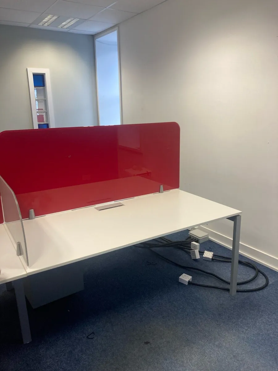 Quad Office work stations for sale - Image 2