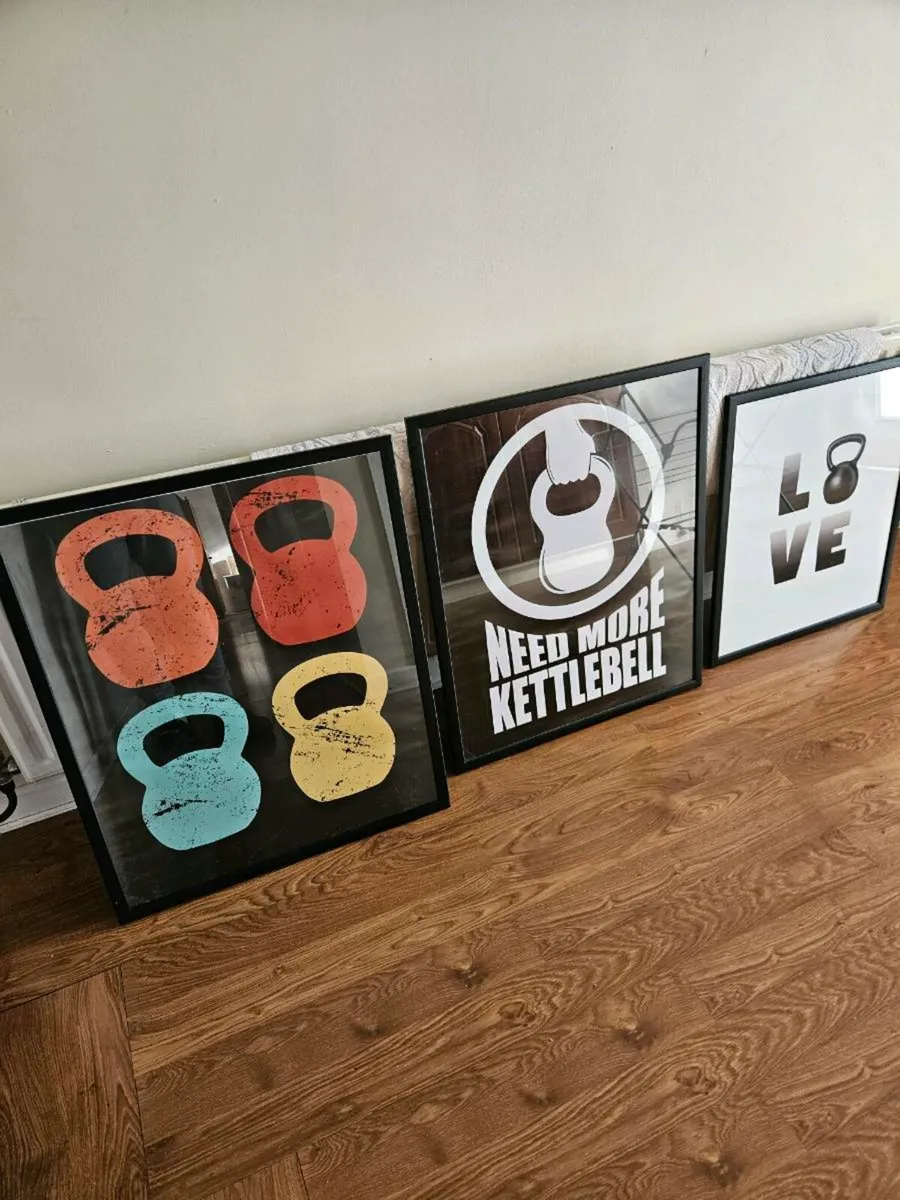 Framed Kettlebell posters