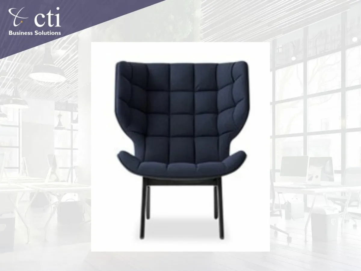 Blue Velvet NORR11 Lounge Chair-Massive Reductions - Image 4