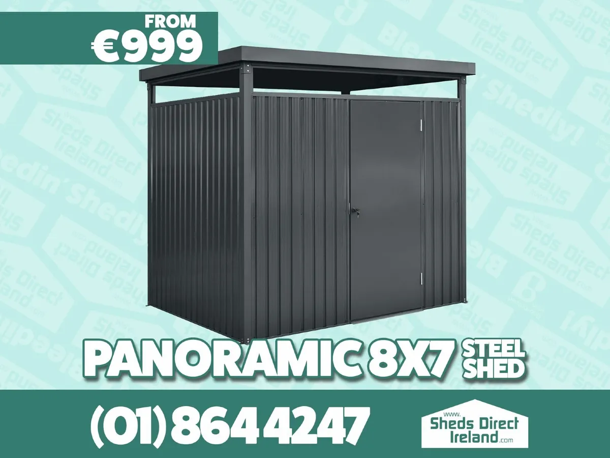 Premium Panoramic Shed (8ft x 7ft) - Image 1