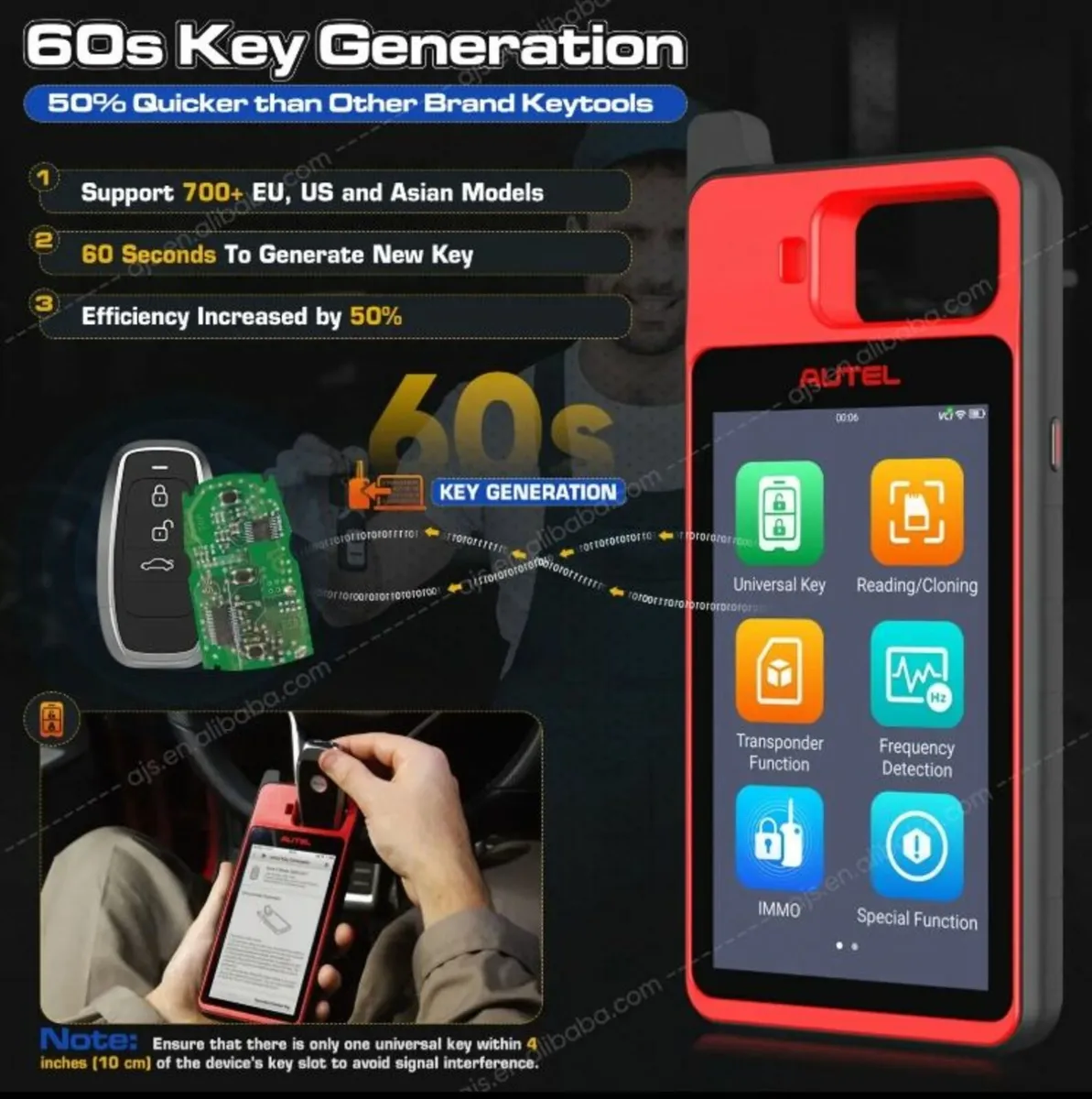 Autel MaxiIM KM100 Key Fob Programming Tool - Image 2