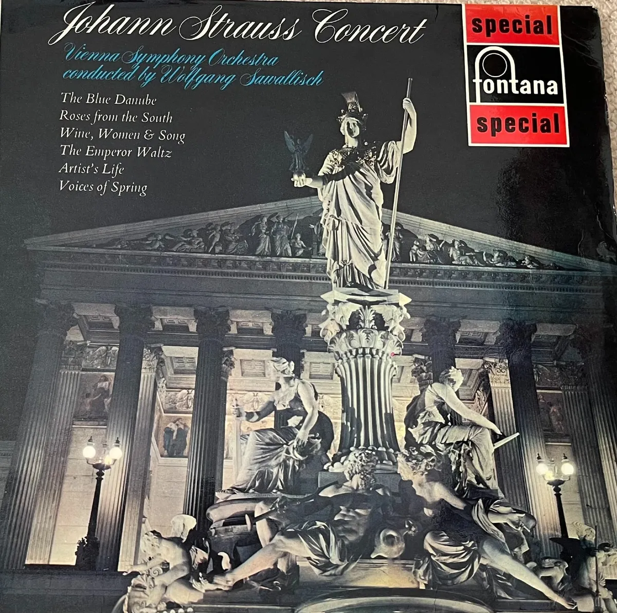 Four old classical vinyl record albums - Image 2