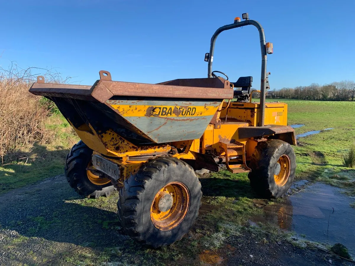 barford  SXR6000 swivel 6ton dumper - Image 1