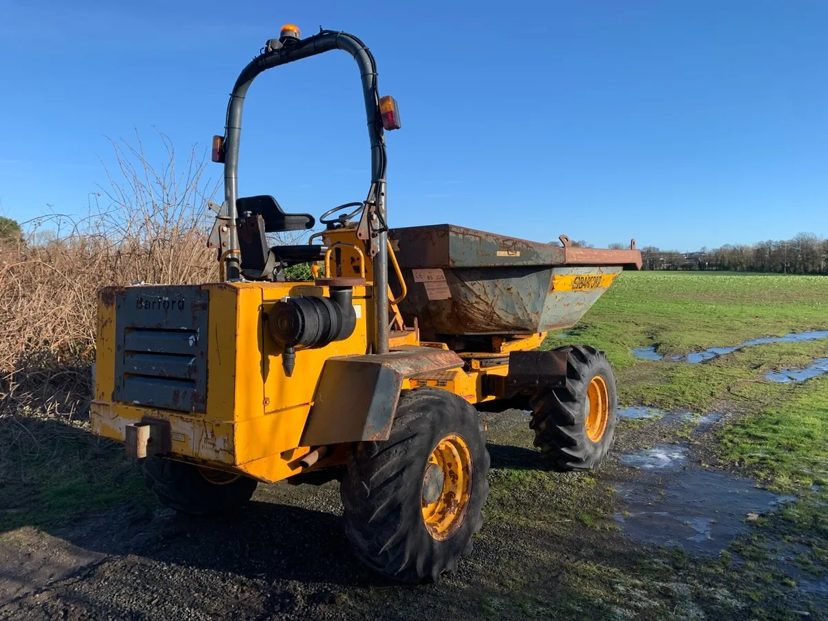 barford  SXR6000 swivel 6ton dumper - Image 2
