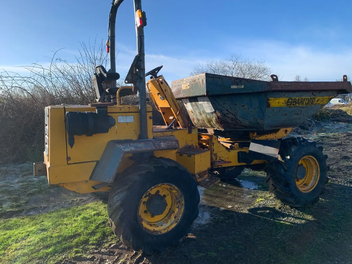 barford  SXR6000 swivel 6ton dumper - Image 3