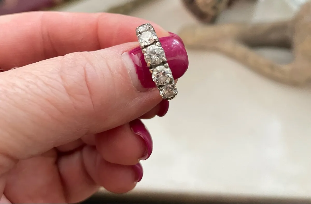 Diamond 5 Stone / Eternity Ring - Image 2