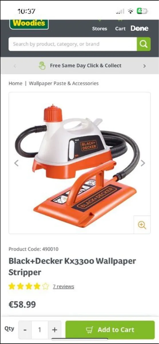 Wallpaper steamers x 2 machines - Image 3