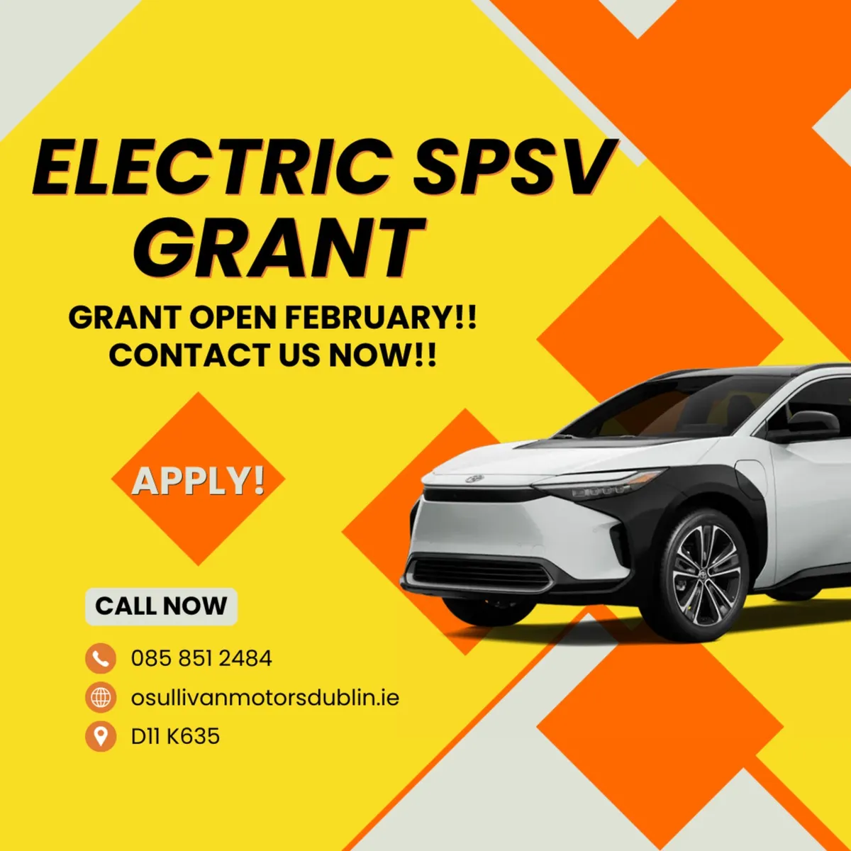 ELECTRIC GRANT FOR TAXI DRIVERS - NEXT WEEK!! - Image 1