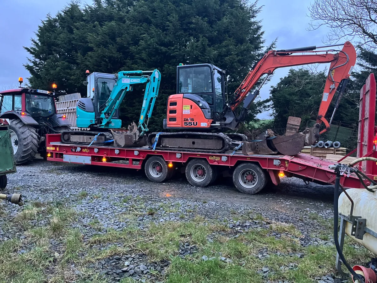 5 ton diggers for hire