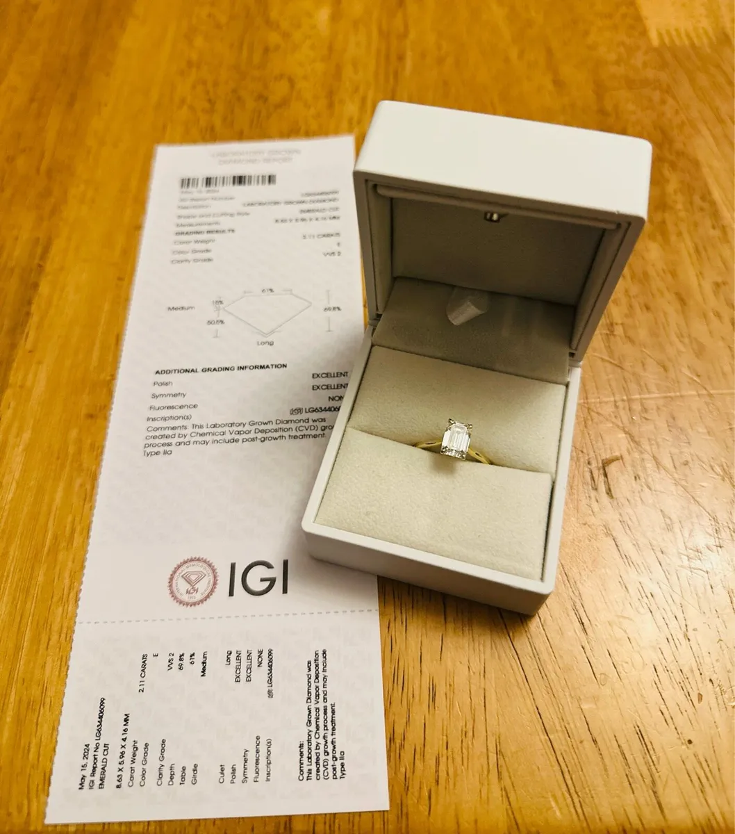 2.11 CARAT DIAMOND RING - Image 1