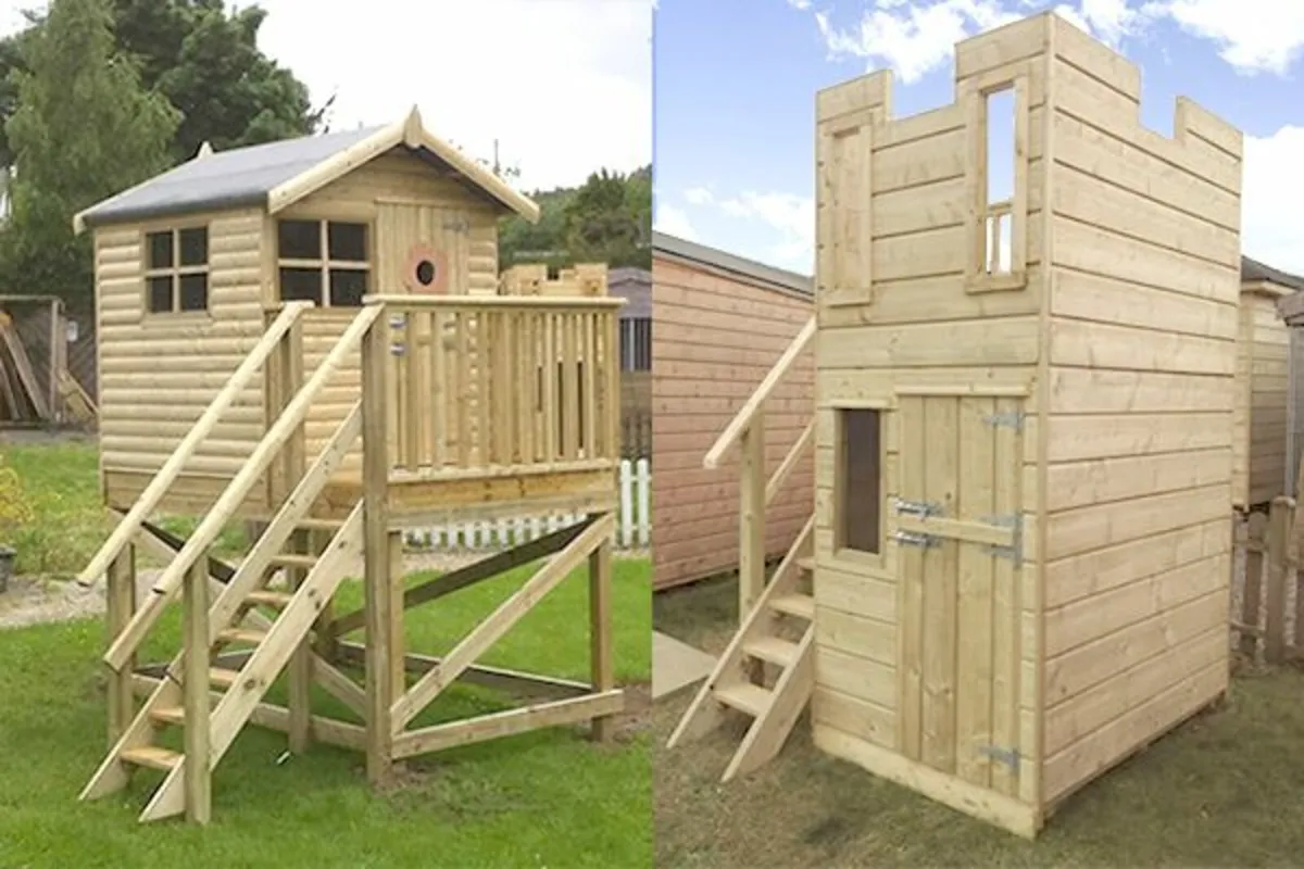 Wooden Playhouse - Image 1