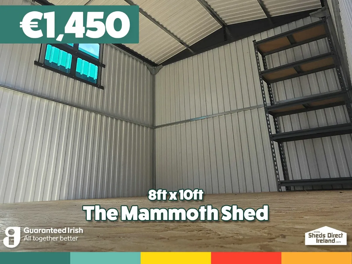 The Mammoth Shed: 8ft x 10ft - Image 4