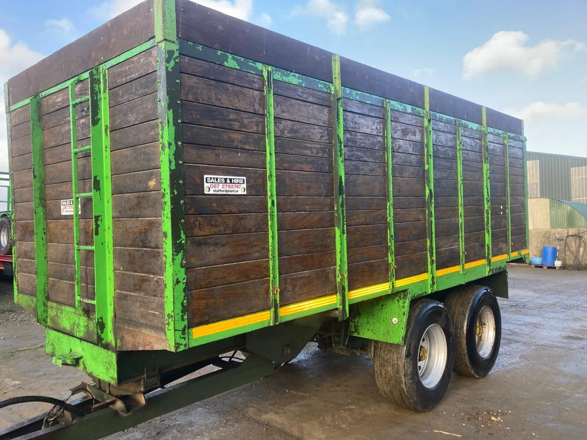 Brennan 19ft grain trailer.  Good clean trailer - Image 2