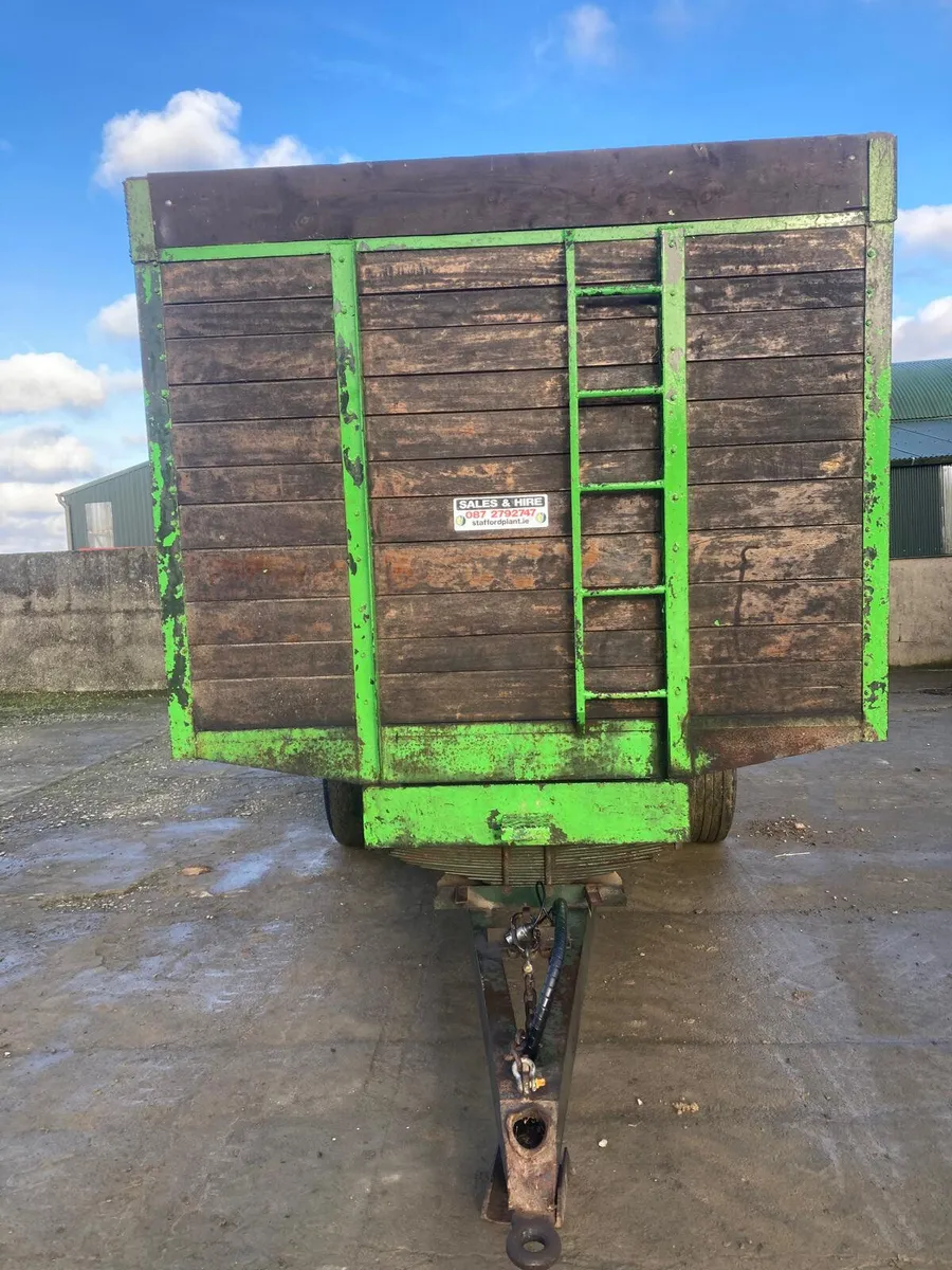 Brennan 19ft grain trailer.  Good clean trailer - Image 3